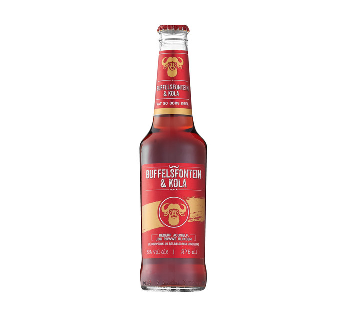Buffelsfontein Brandy and Cola Premix (6 x 275 ml) TTD Liquor